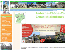 Tablet Screenshot of ot-cruas.fr